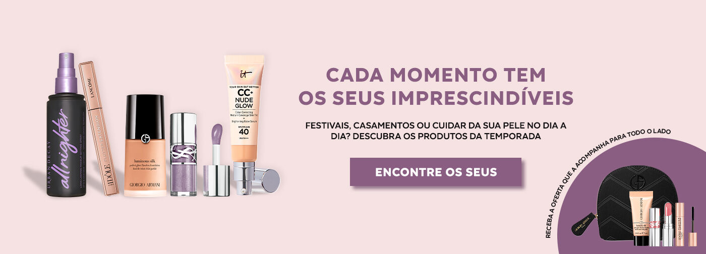 Os imprescindíveis de maquilhagem