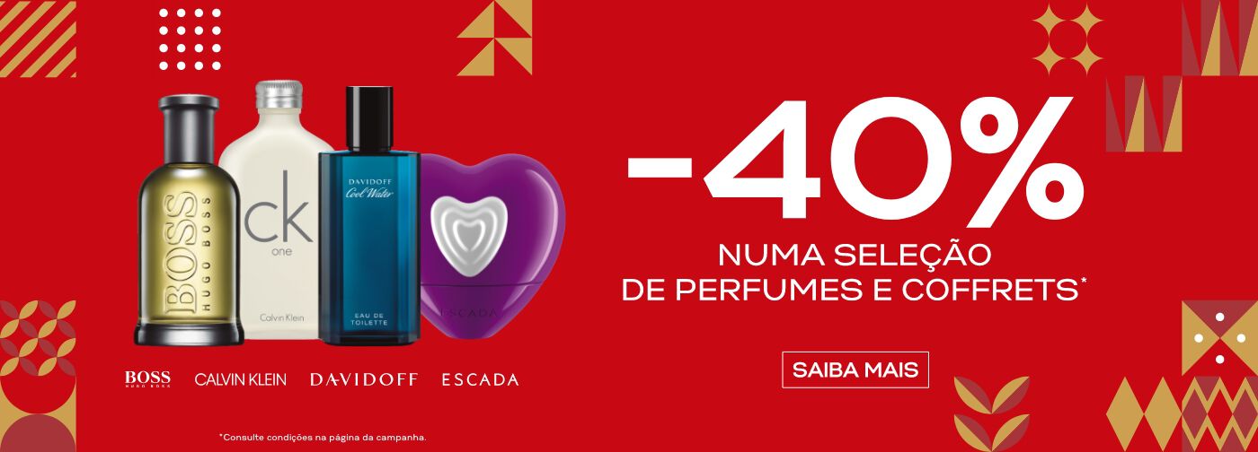-40 numa seleção de produtos