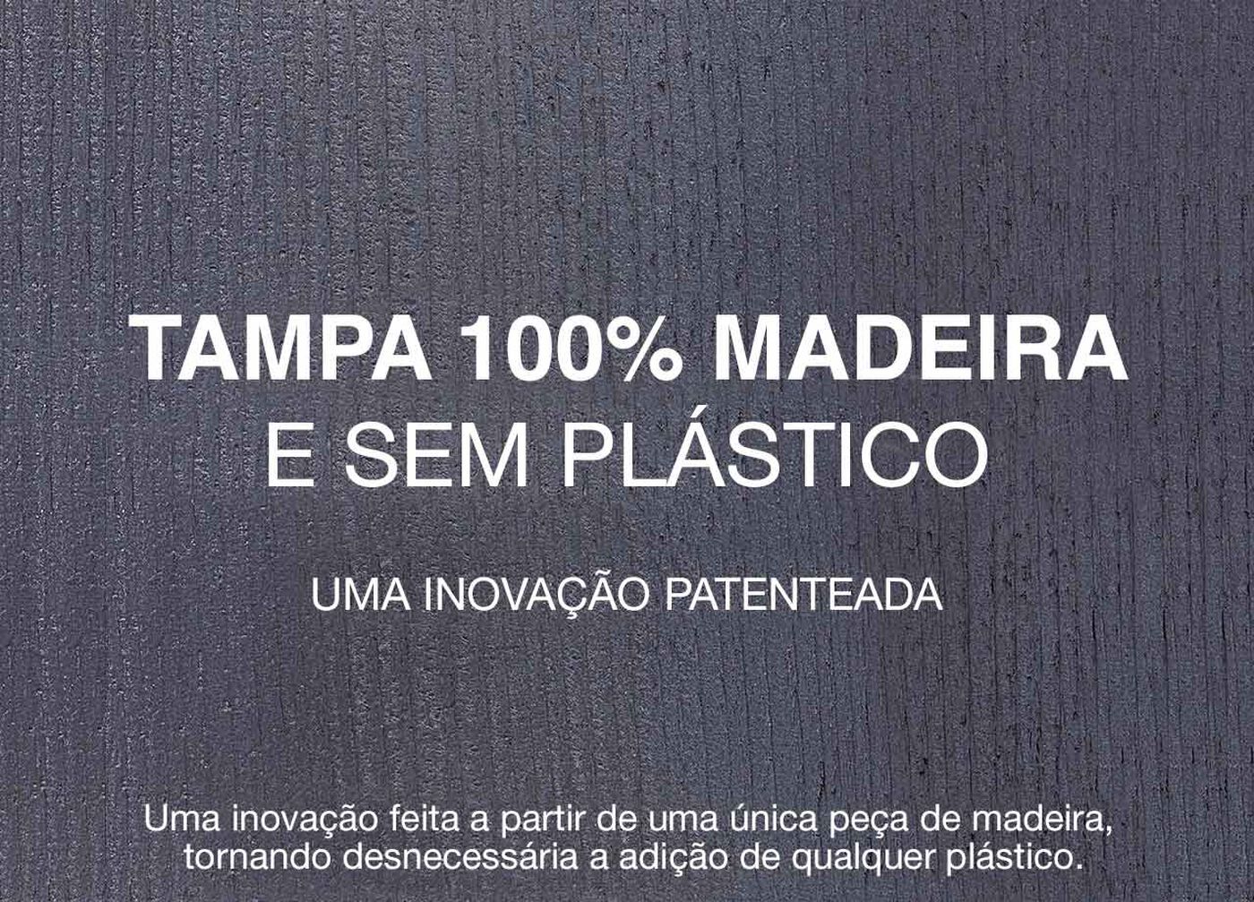 Tampa sem plástico Tampa sem plástico