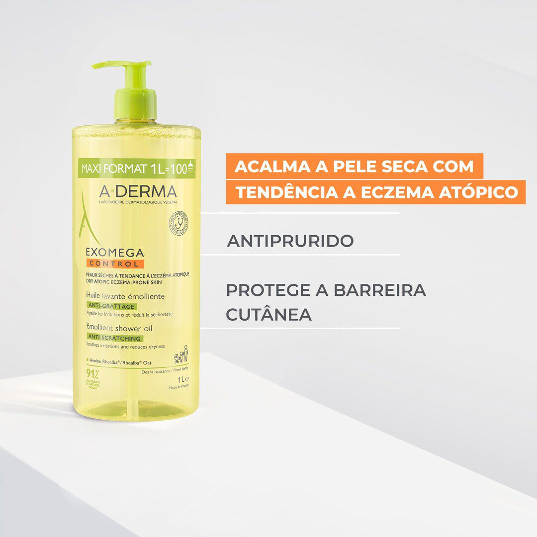 Exomega Control Óleo Duche Eco - A-DERMA -  - Imagem 7
