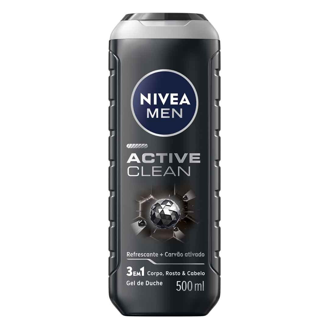 Gel Duche MEN Active Clean - NIVEA -  - Imagem 1