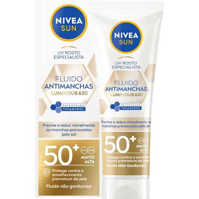 Nivea Sun - Creme UV Rosto Luminous Spot Control FP50+ - NIVEA -  - Imagem