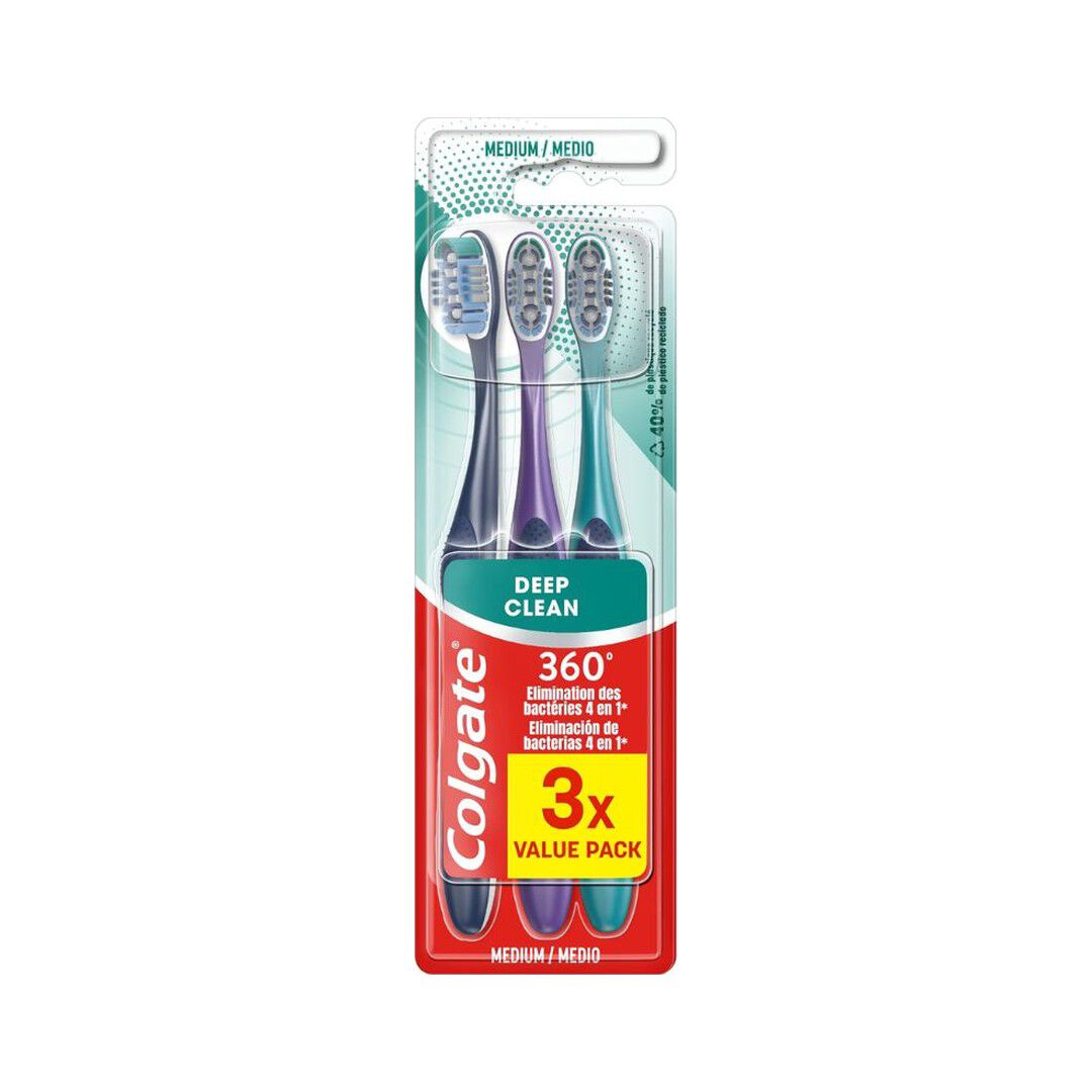 Pack Escova 360&ordm; M&eacute;dia - COLGATE -  - Imagem 1