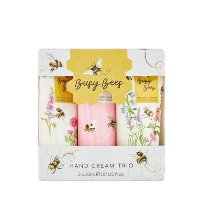 Trio de Cremes de M&atilde;os - Busy Bees -  - Imagem