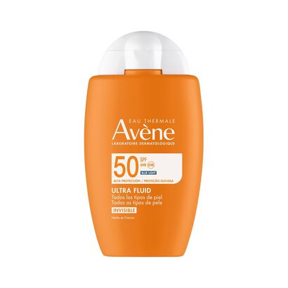 Protetor Solar para Rosto Ultra Fluid Invis&iacute;vel SPF50 - AVENE -  - Imagem