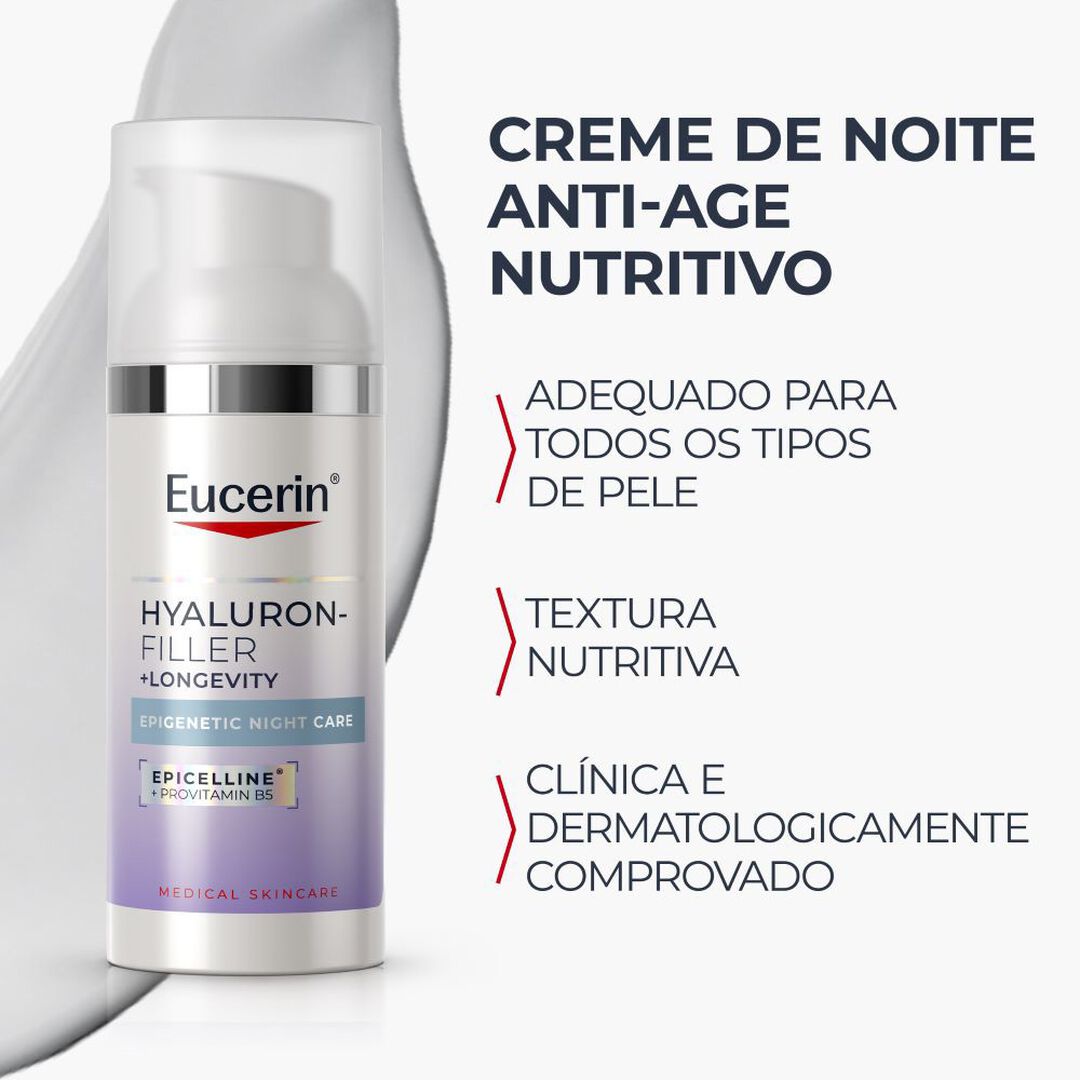 Hyaluron-Filler Epigenetic Creme Noite - EUCERIN -  - Imagem 2