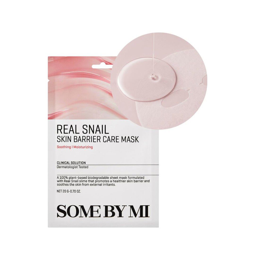 Real Snail Skin Barrier Care Mask - SOMEBYMI -  - Imagem 1