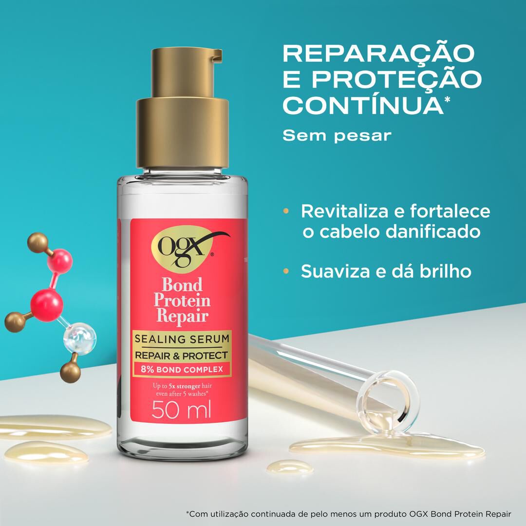 S&eacute;rum Selante Bond Protein Repair - OGX - Bond Repair - Imagem 3