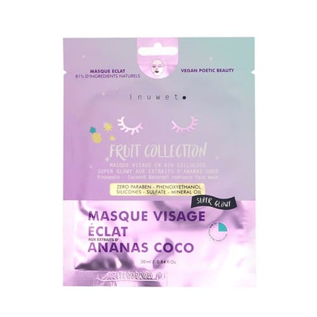 Face Mask Radiance Pineapple Coconut - INUWET -  - Imagem 1