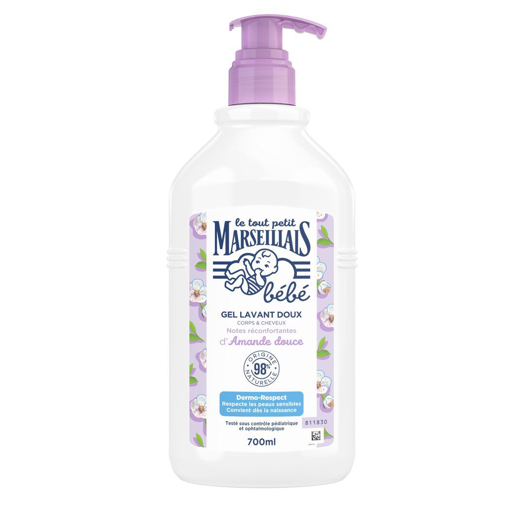 Baby Gel de Limpeza Suave Corpo e Cabelo com Am&ecirc;ndoas Doces - Les Petit Marseillais -  - Imagem 1