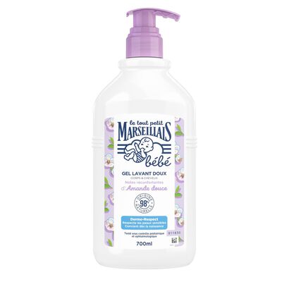 Baby Gel de Limpeza Suave Corpo e Cabelo com Am&ecirc;ndoas Doces - Les Petit Marseillais -  - Imagem