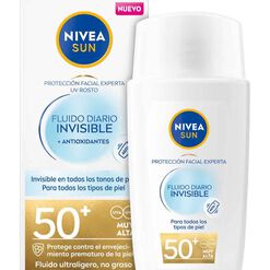 Nivea Sun - Fluido UV Rosto Di&aacute;rio Invis&iacute;vel FP50+, , hi-res