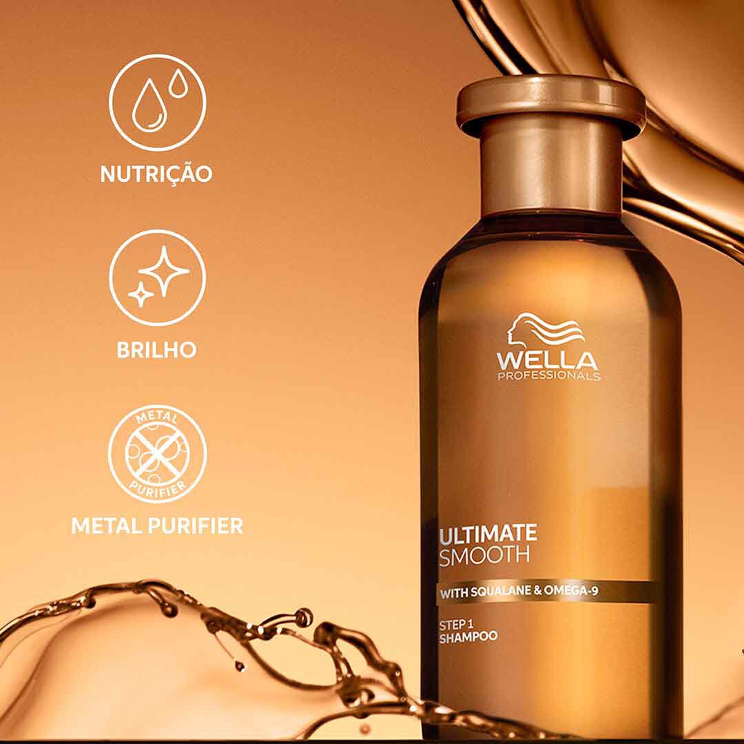 Ultimate Smooth - Champ&ocirc; - WELLA HAIR CARE - Ultimate - Imagem 6