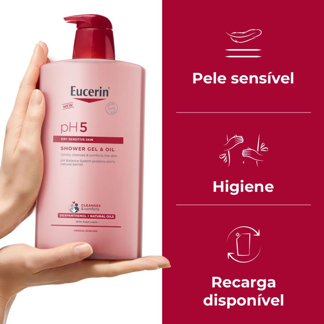 pH5 Gel & &Oacute;leo de Duche - EUCERIN -  - Imagem 3