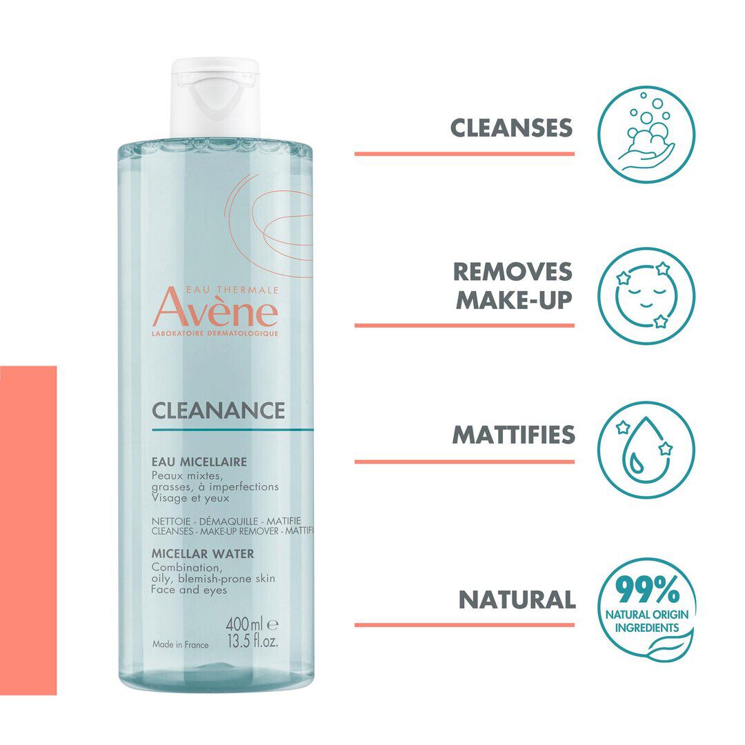 Cleanance Água Micelar Pele Oleosa - AVENE -  - Imagem 5