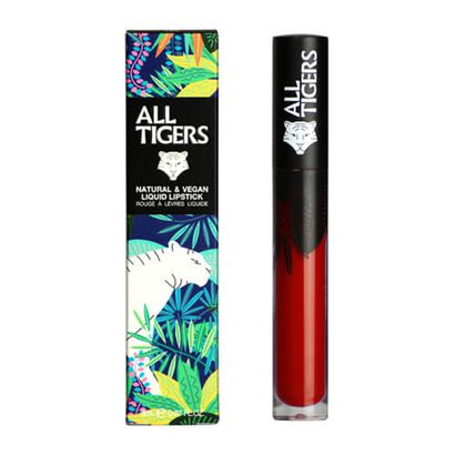 Natural & Vegan Matte Liquid Lipstick - ALL TIGERS -  - Imagem