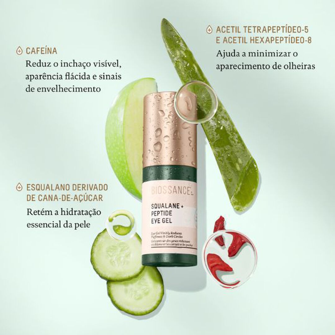 Squalane + Peptide Eye Gel - Biossance -  - Imagem 4