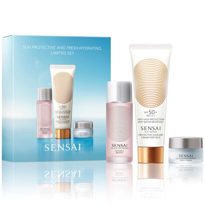 Coffret Prote&ccedil;&atilde;o Solar e Hidrata&ccedil;&atilde;o - SENSAI - Silky Bronze - Imagem