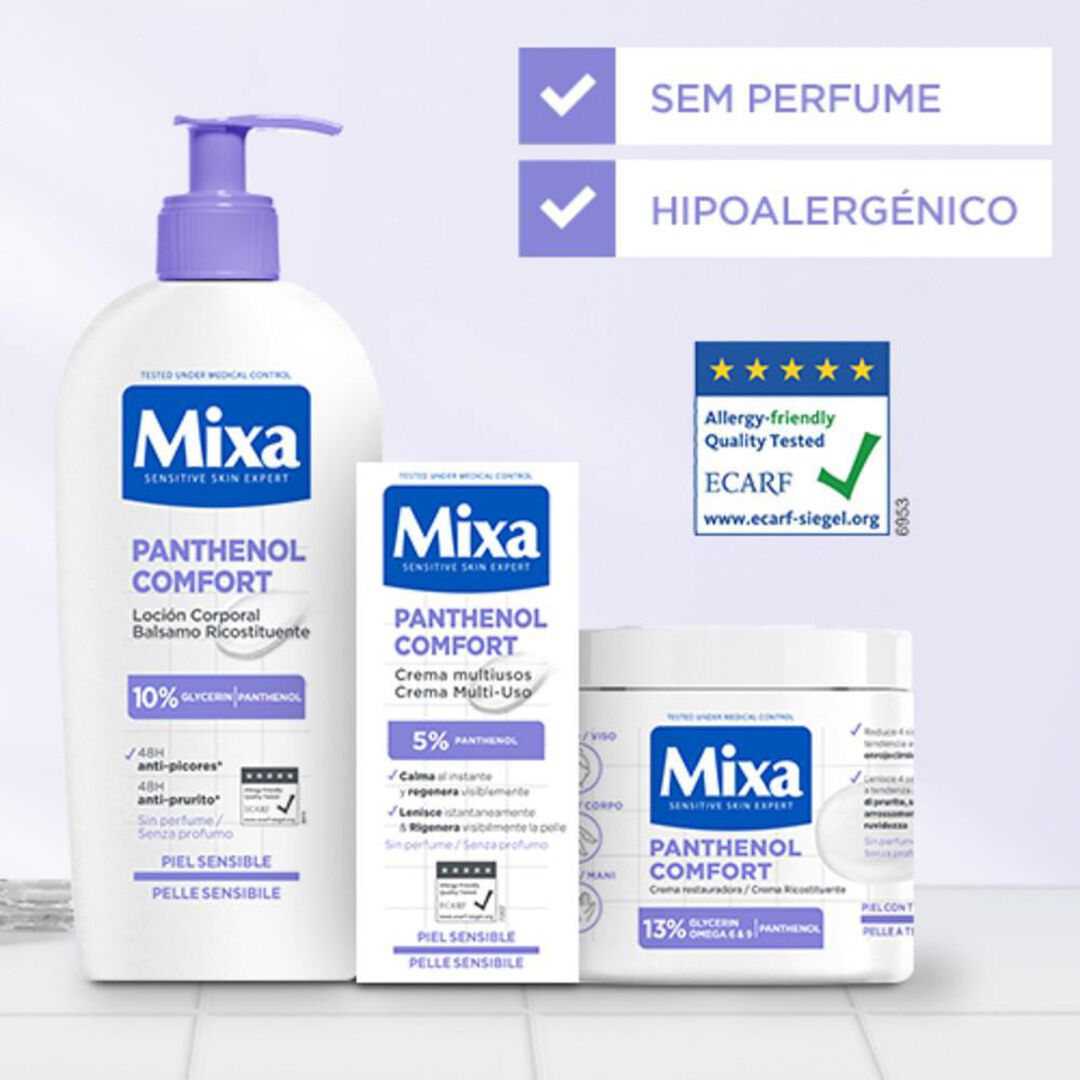 Lo&ccedil;&atilde;o Corporal Panthenol Comfort - MIXA -  - Imagem 12