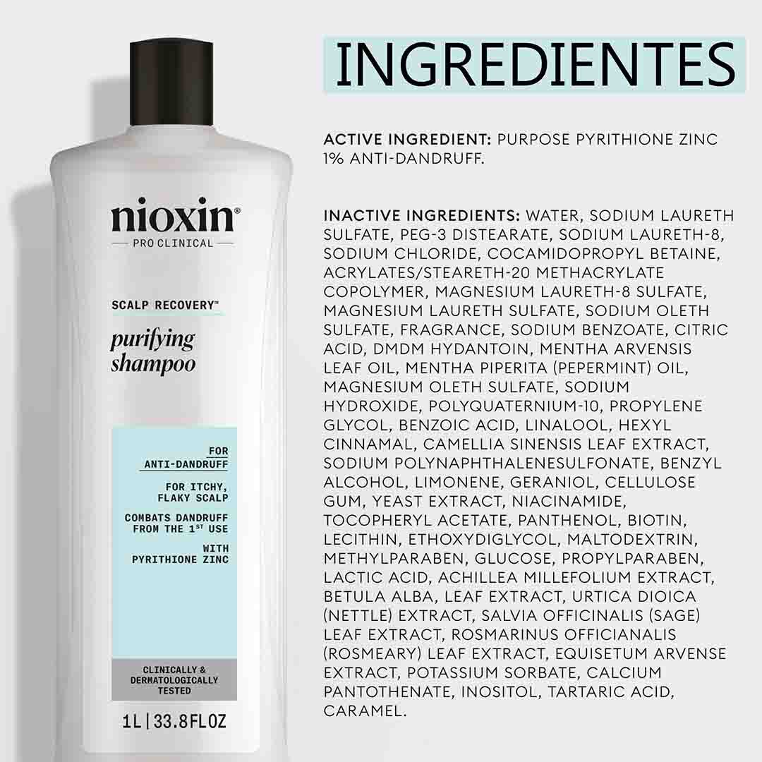 Nioxin Recuperação do Couro Cabeludo - Champô Anti-Caspa - Nioxin - Scalp Recovery - Imagem 8