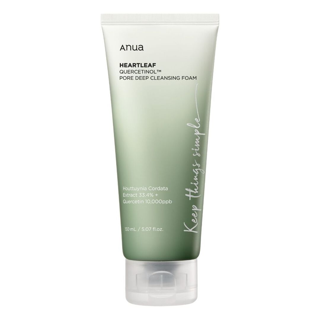Heartleaf Quercetinol Pore Deep Cleansing Foam - ANUA -  - Imagem 1