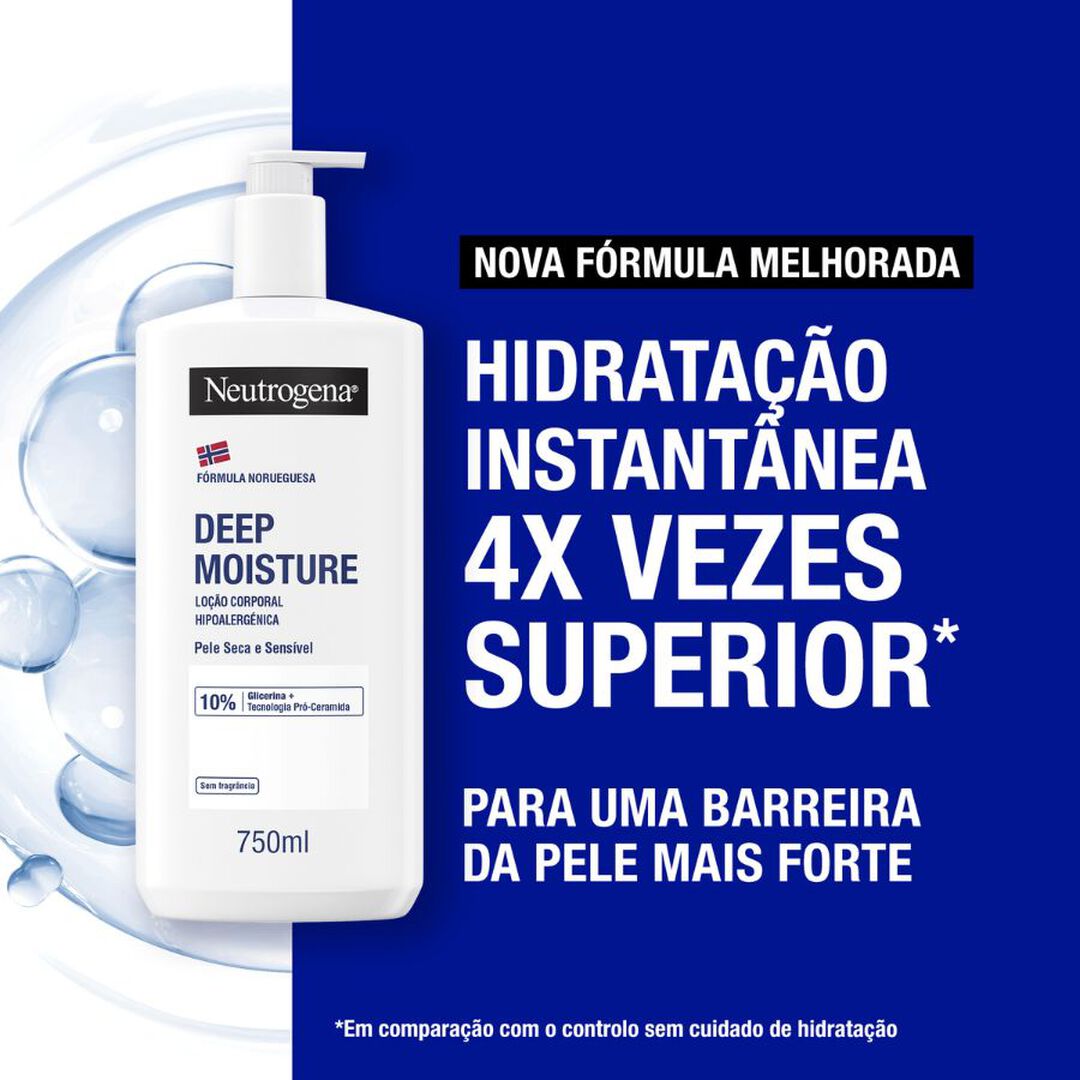 Corpo Hidratação Profunda Loção Hipoalergénica - NEUTROGENA -  - Imagem 7