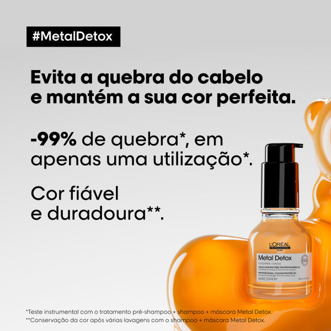 Ol&eacute;o concentrado Metal Detox - L'OR&Eacute;AL PROFESSIONNEL - Metal Detox - Imagem 2