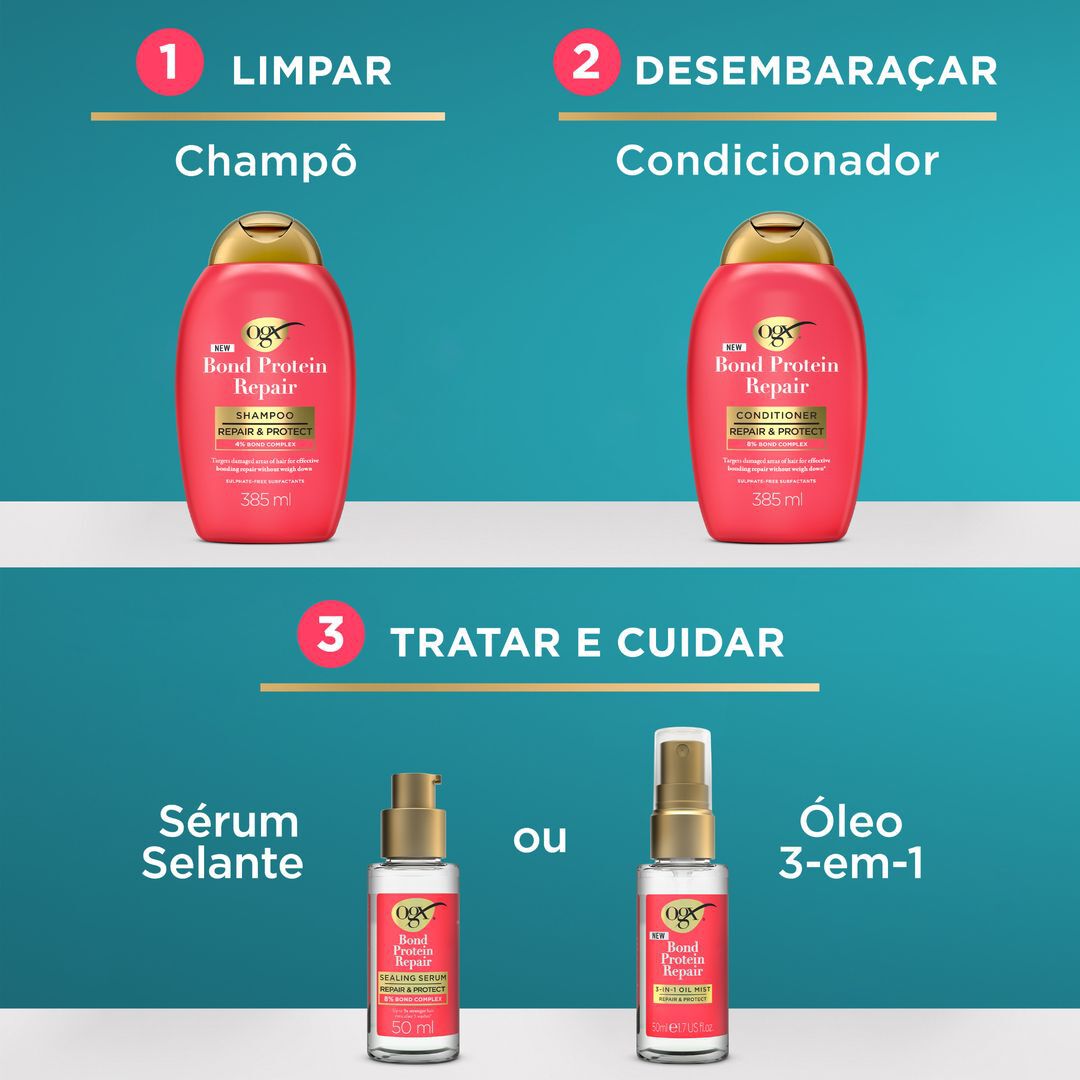 S&eacute;rum Selante Bond Protein Repair - OGX - Bond Repair - Imagem 5