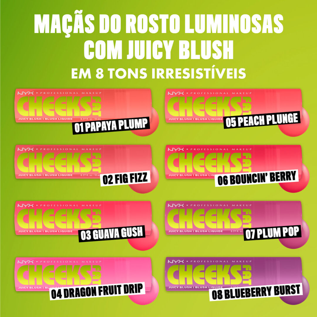 Fat Cheeks - Blush Liquido - NYX Professional Makeup -  - Imagem 7