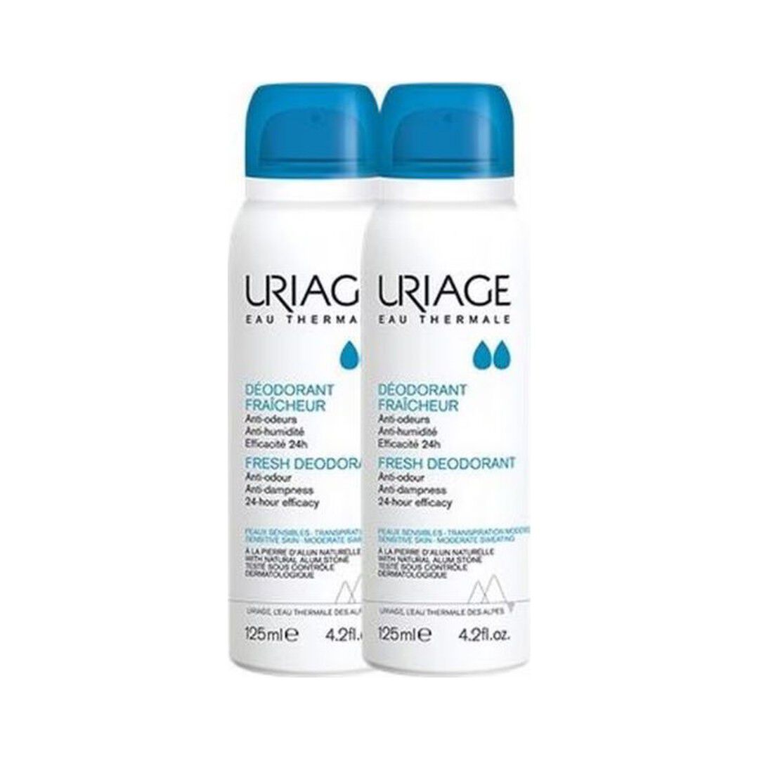 Desodorizante Refrescante Spray 2x125ml - URIAGE -  - Imagem 1