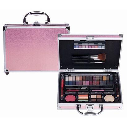 Casuelle cosmetic case shiny pink, 50 peças - TREFFINA - TREFFINA MAQUILHAGEM - Imagem