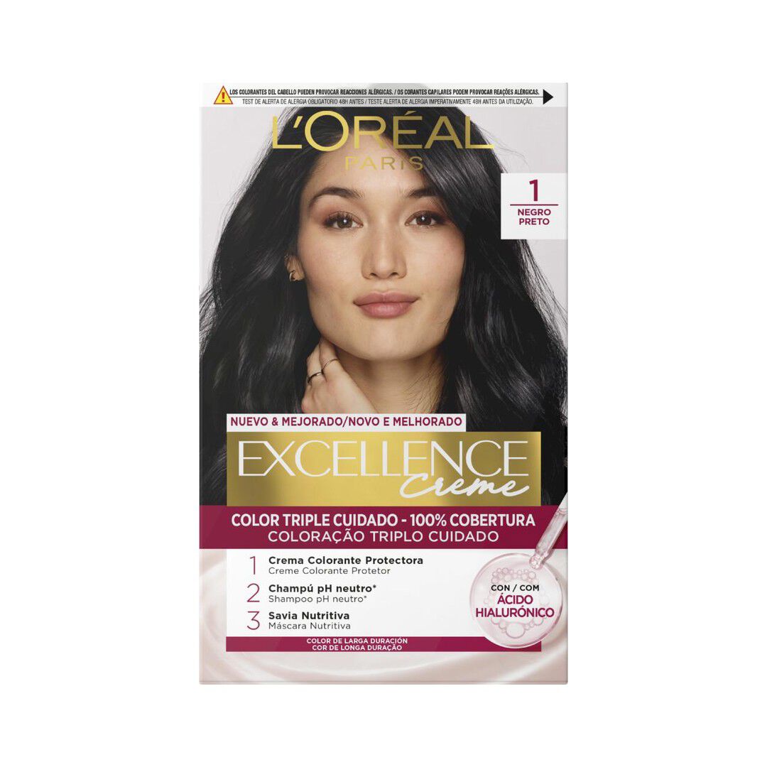 L'Or&eacute;al Excellence Creme - L'OR&Eacute;AL COLORA&Ccedil;&Atilde;O - LOREAL COLORA&Ccedil;&Atilde;O - Imagem 1