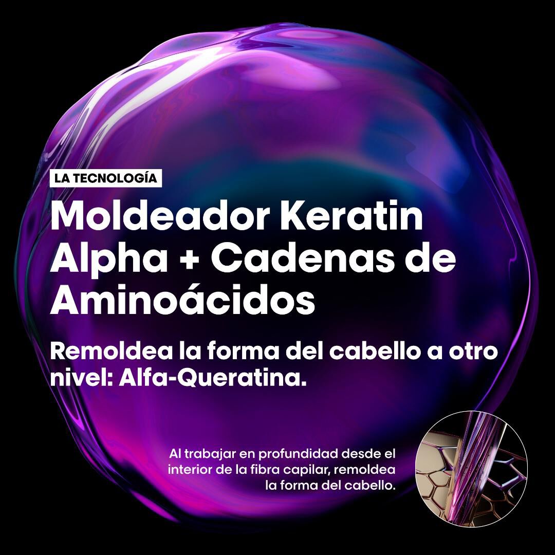 M&aacute;scara Keratin Alpha Sleek - L'OR&Eacute;AL PROFESSIONNEL - SERIE EXPERT - Imagem 2