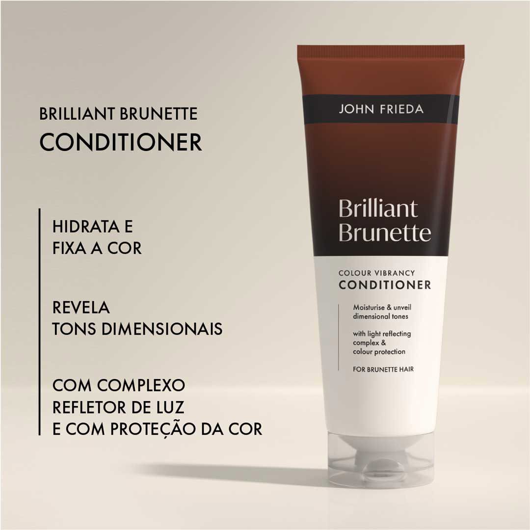 Condicionador Colour Vibrancy Brilliant Brunette - John Frieda - Brilliant Brunette - Imagem 2