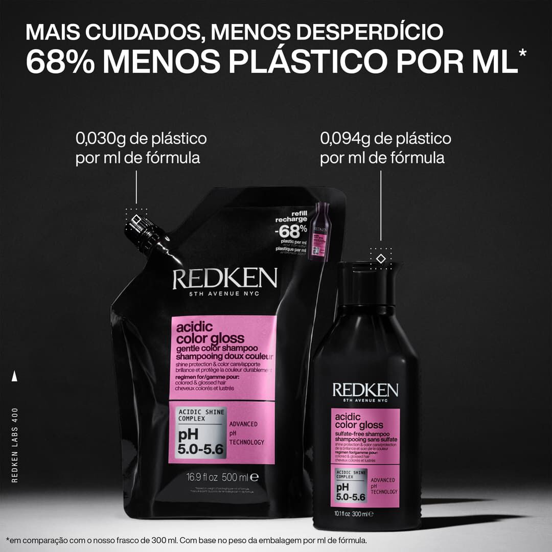 Recarga - Champ&ocirc; - Redken - ACIDIC COLOR GLOSS - Imagem 3