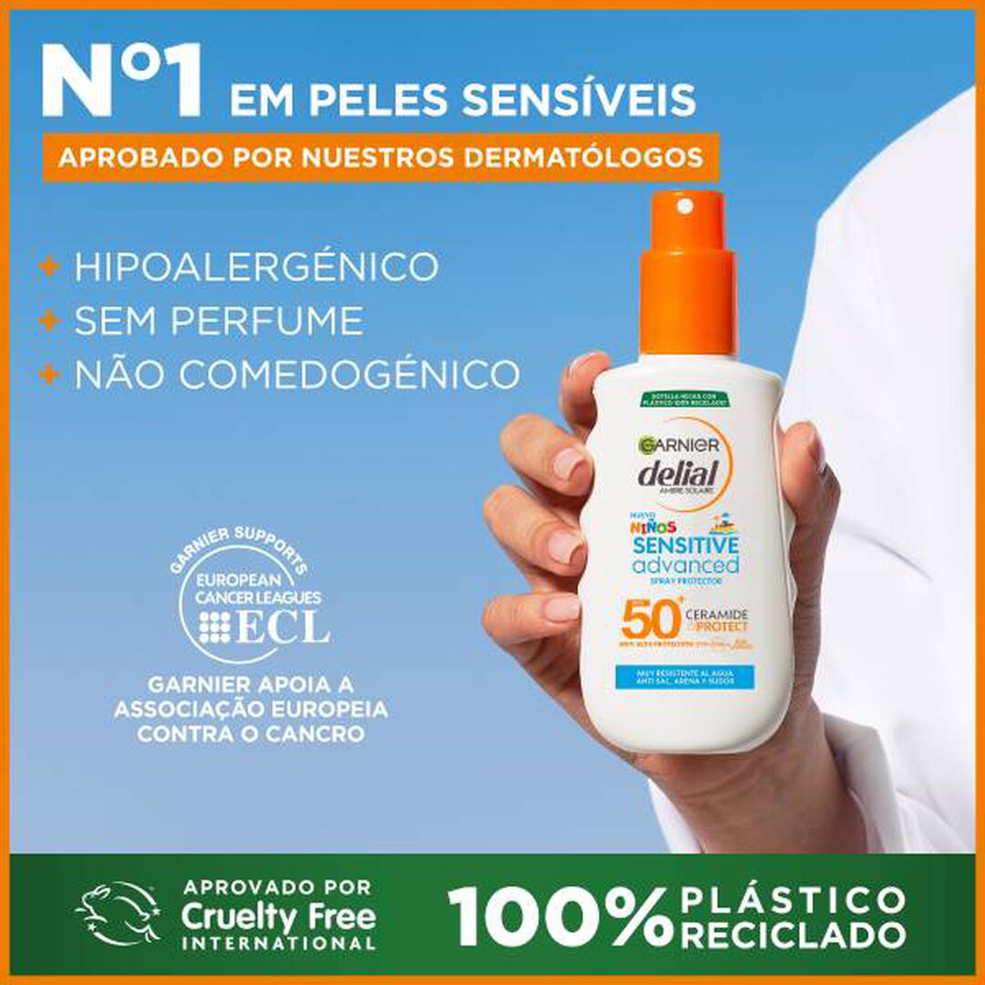 Spray Sensitive Advanced Crian&ccedil;as FPS50+ - GARNIER AMBRE SOLAIRE - AMBRE SOLAIRE - Imagem 5