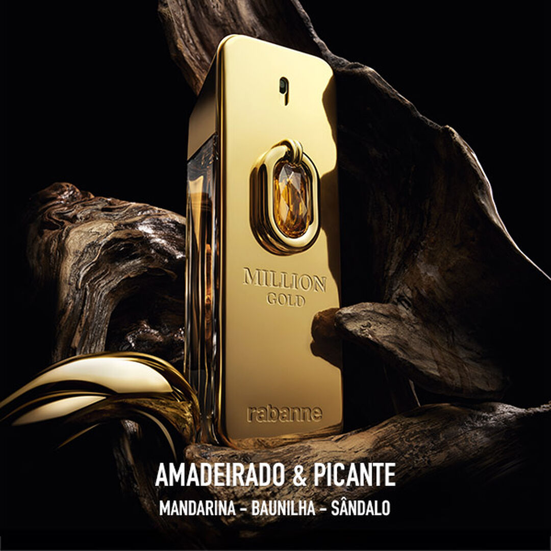 ELIXIR, PARFUM INTENSE - RABANNE - Million Gold - Imagem 4