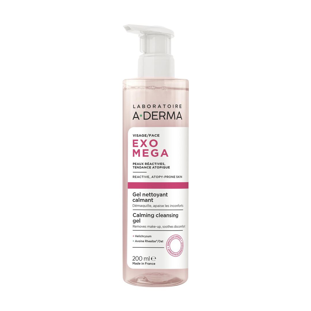 Ex&oacute;mega Control &Oacute;leo Rosto Desmaquilhante - A-DERMA -  - Imagem 1