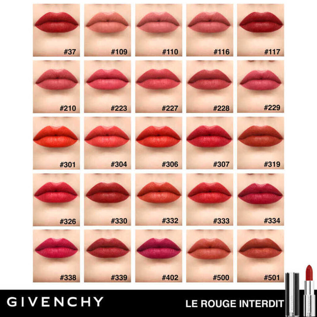 Batom Le Rouge Interdit Intense Silk - GIVENCHY - L&Aacute;BIOS - Imagem 5