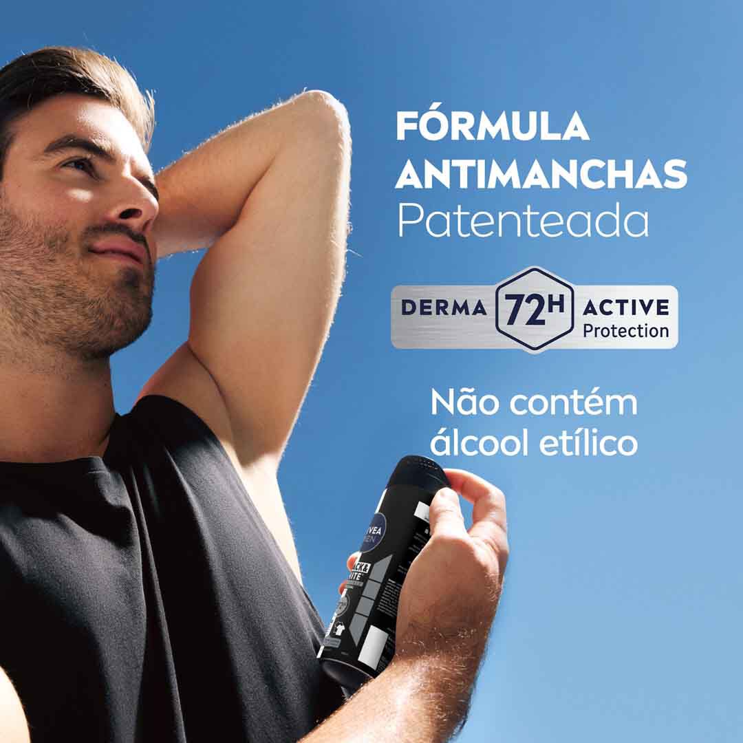 Black & White Invisible - Men Spray - NIVEA -  - Imagem 5