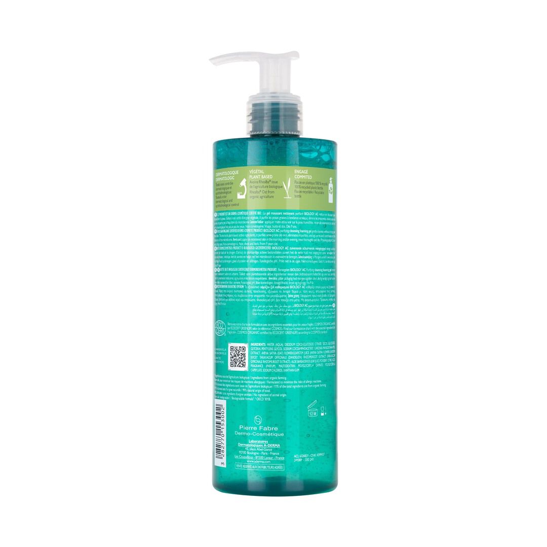 Biology AC Gel Espuma Purificante - A-DERMA -  - Imagem 5