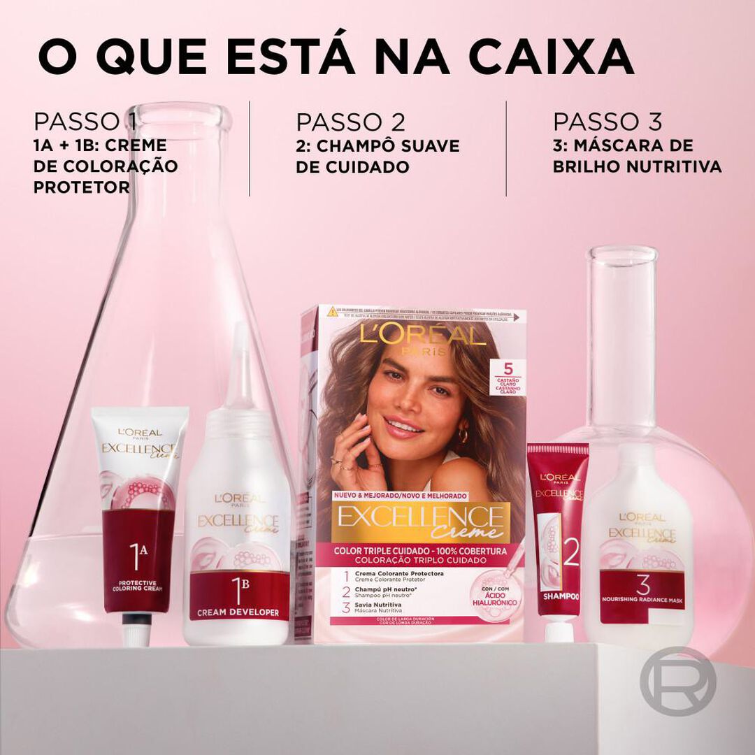 L'Or&eacute;al Excellence Creme - L'Or&eacute;al Paris - LOREAL COLORA&Ccedil;&Atilde;O - Imagem 4