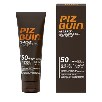 Creme Facial Allergy FPS50+ Pele Sensível ao Sol - PIZ BUIN -  - Imagem