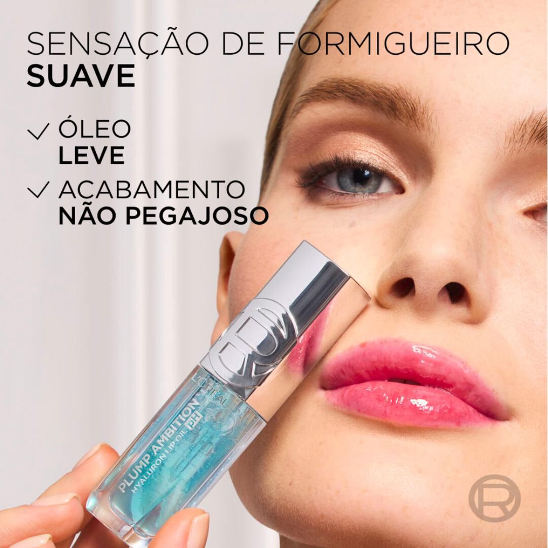 Plump Ambition pH Hyaluron &Oacute;leo Labial Hidratante - L'Or&eacute;al Paris -  - Imagem 9