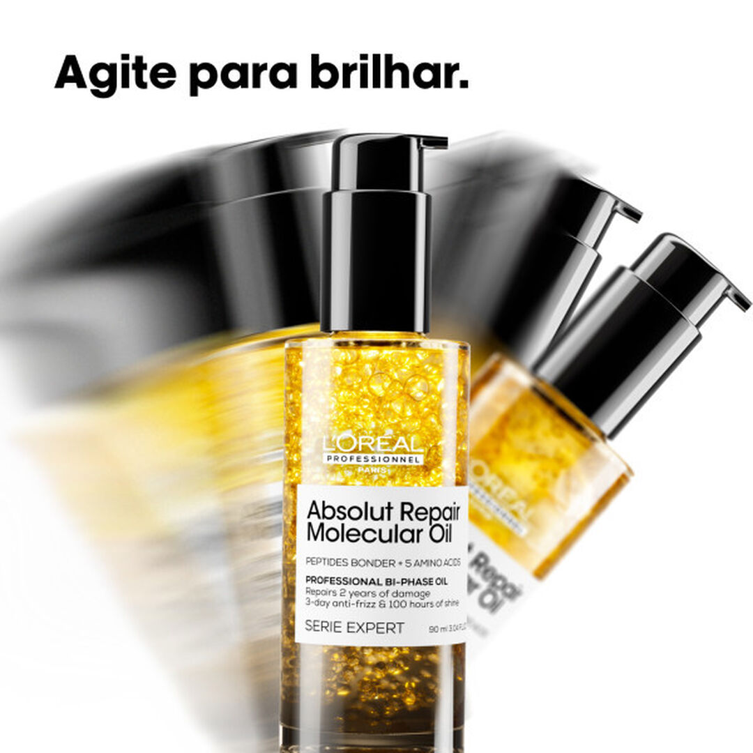 &Oacute;leo Bif&aacute;sico - L'OR&Eacute;AL PROFESSIONNEL - Absolut Repair Molecular - Imagem 3