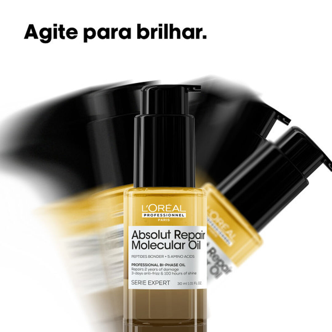 &Oacute;leo Bif&aacute;sico - L'OR&Eacute;AL PROFESSIONNEL - Absolut Repair Molecular - Imagem 9