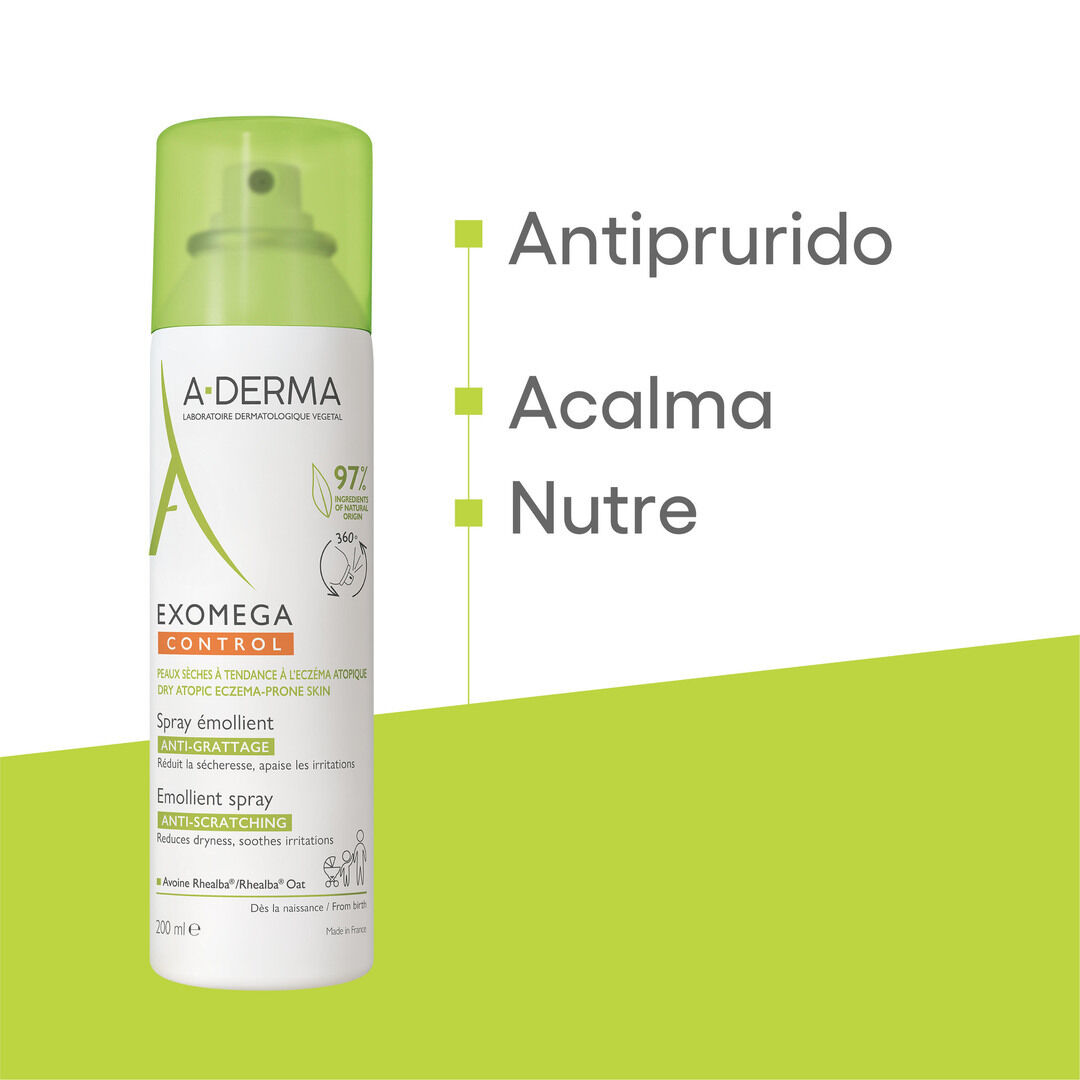 A-Derma Exomega Control Spray Emoliente - A-DERMA -  - Imagem 3