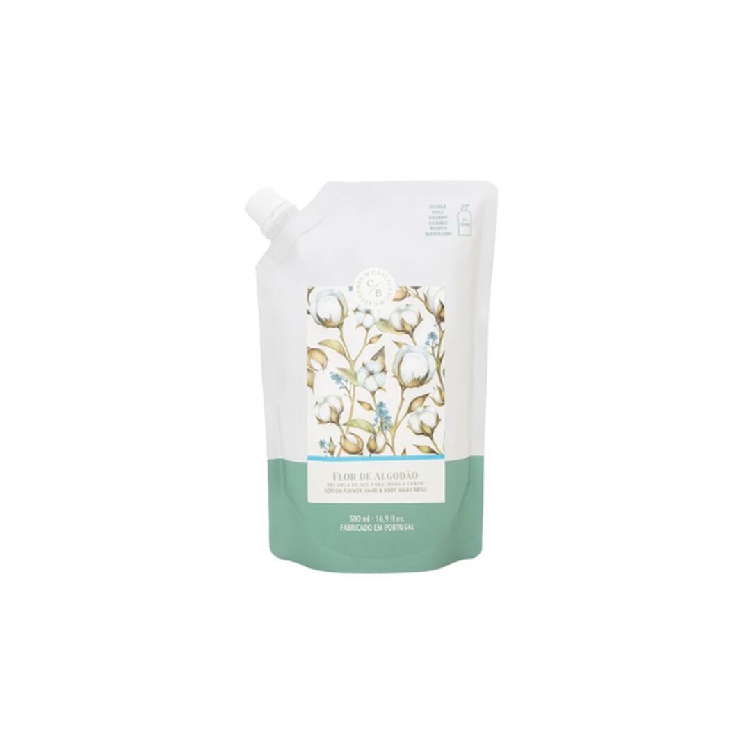Hand&Body Wash Refill Pouch - Castelbel - FLOR DE ALGODÃO - Imagem 1
