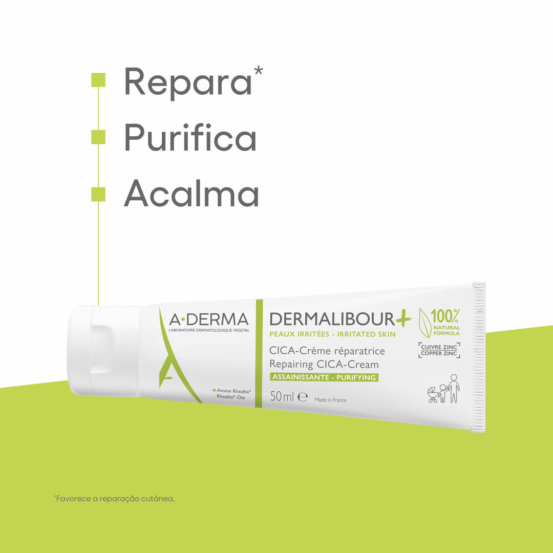 Cica Dermalibour+ - Creme Reparador Purificante - A-DERMA -  - Imagem 7