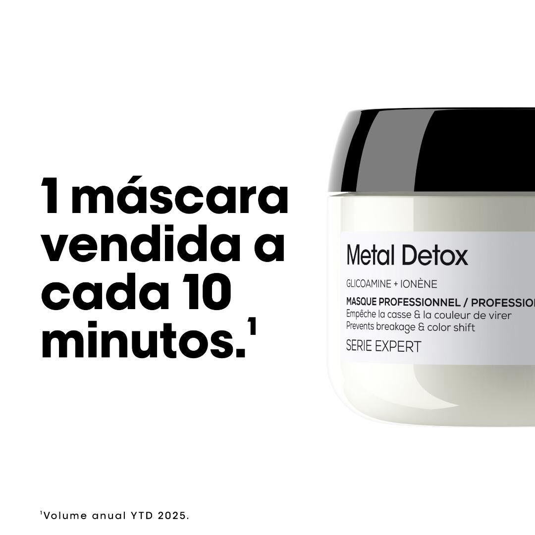 Metal Detox - M&aacute;scara - L'OR&Eacute;AL PROFESSIONNEL - SERIE EXPERT - Imagem 3